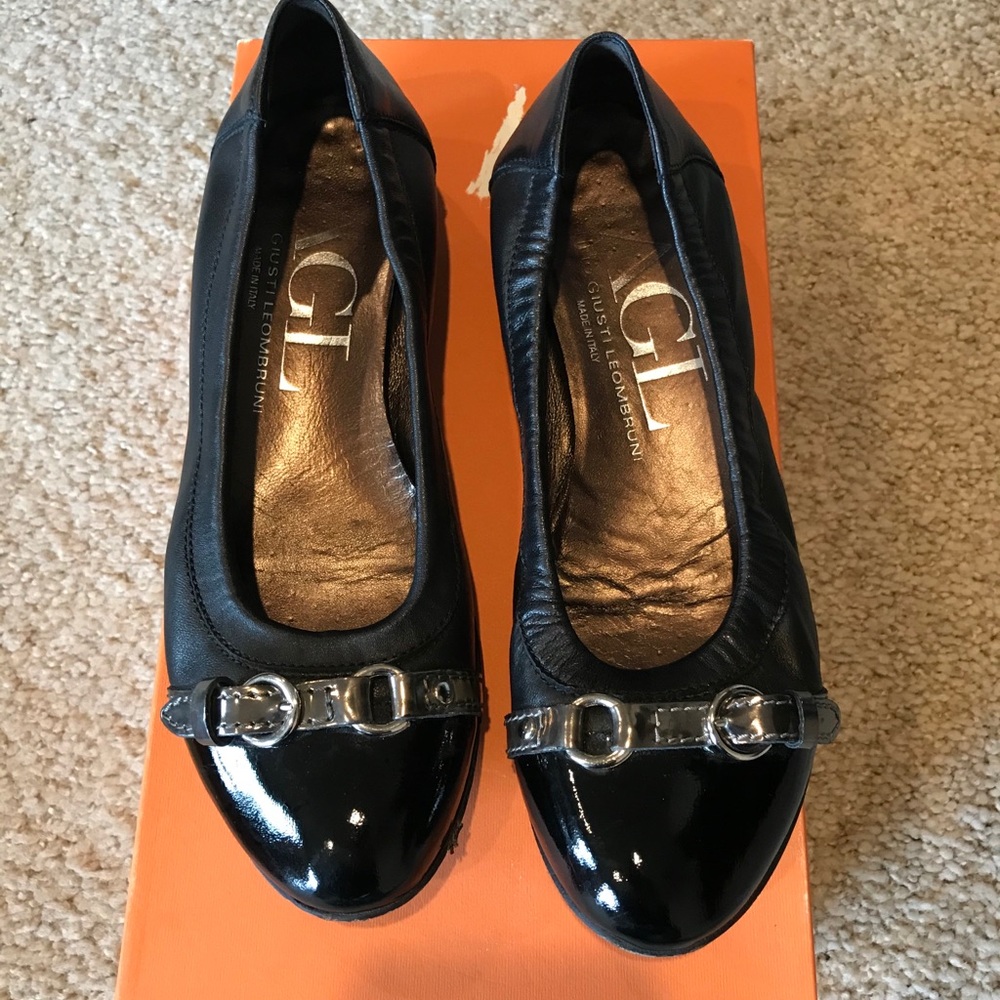 Black AGL Flats